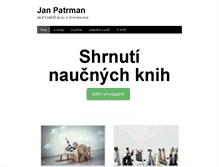 Tablet Screenshot of janpatrman.cz